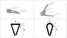 Extruded PVC Poster Hangers from TP Extrusions